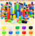 Jenaai 1000 Pieces Linking Cubes Counting Blocks, Colorful Math Manipulatives for Preschool Activities Boys Girls