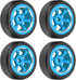 VGEBY 4pcs RC Drift Tire, RC Wheel Rim Tire Modification Parts for Wltoys K969 K989 P929 1/28 RC Mini Z Wheels