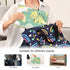 WELLDAY Cute Dinosaurs Portable Diaper Changing Pad - Waterproof Foldable Baby Diaper Changing Pad with Built
