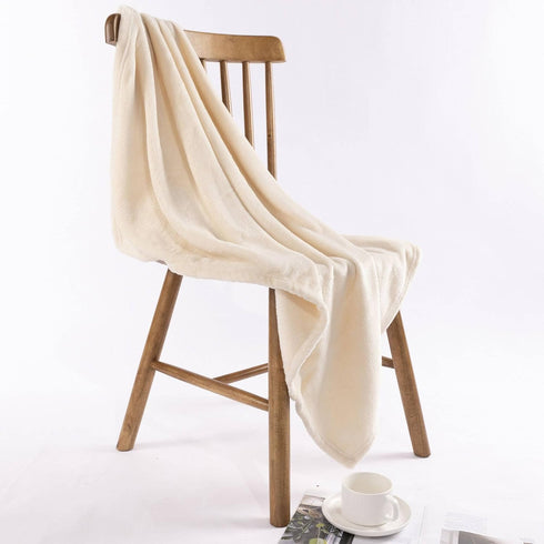 NANPIPER Baby Blankets, Super Soft Fleece Fuzzy Blanket for Toddler, Luxury Cozy Lightweight Microfiber Plush Blanket-Throw Size 30"x40",Beige by NANPIPER