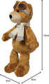Manhattan Toy Aviator Teddy Bear, 12" Stuffed Animal Plush with Soft Goggles and Scarf
