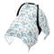 DOMIKING Whales Dolphins Blue Print Baby Car Seat Cover Breathable Infant Car Seat