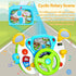 fisca Toddler Steering Wheel Toy for 1-3 Year Old, Interactive Learning Toy with Light and Sound for Preschool Kids