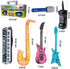 WedFeir Set, 7 Pack 80's 90's Inflatable Rock Star Toy Inflatable Boom Box Mobile Phone Guitar Bass Party Props