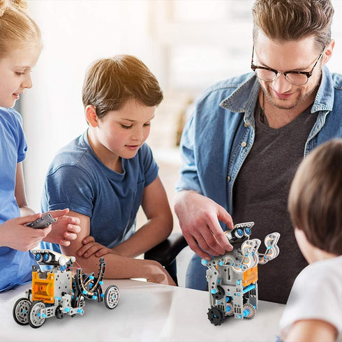 Sillbird STEM 12-in-1 Education Solar Robot Toys for Boys Ages 8-13, DIY Building Kit