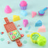 2lb Set 3 4 5 6 7 8 Golray Ice Cream Sensory Bin for Girls, Play Sand Art Kit with Sandbox, Magic Sand, Cake & Waffle