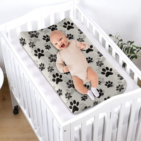Mintulipy Set Changing Pad Covers for Boys Girls Carddle Sheet for Baby Boys Girls Breathable & Washable Cover