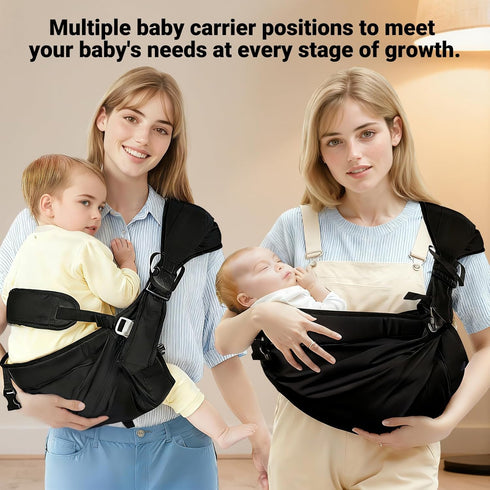 JKFIPKHI 25-60 lbs,Ideal Baby Sling Carrier,Baby Carrier Newborn to Toddler,Adjustable Lightweight Toddler Carrier
