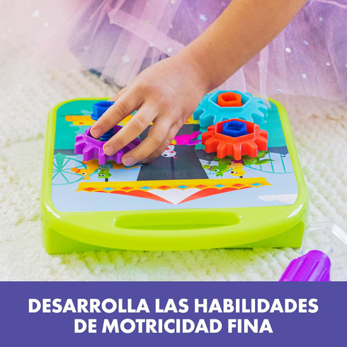 Set Set, 3+ Educational Insights Design & Drill Gears Workshop - Construction Toys & Toddler Tools, Kids Tool with Real
