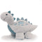 TCBunny 15" Baby Dinosaur Bedtime Stuffed Animal Plush Toy, Stephan the Stegosaurus in Grey