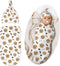 Qwalnely Golden Retriever Swaddle Blanket with Hat for Baby, Dog Theme Swaddling Baby