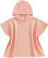 Owl's-Yard Kid's Beach Towel with Hood Waffle Loose Fit Swim Cover Up Little