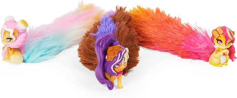 Whiffies S’mores 3-Pack - Collectible Animals with Scented Plush Tails, Kids Toys for Ages 5 and Up