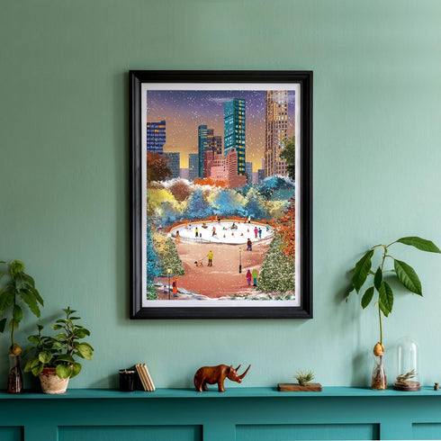 500 Piece Jigsaw Puzzle for Adults, Kids and Teens - Central Park in Winter (Central Park)