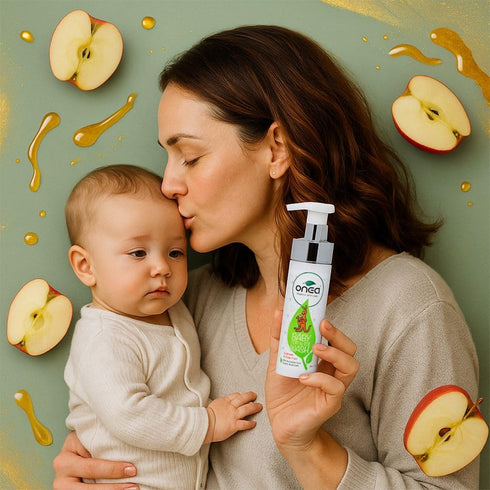 6.8 oz ONEA Baby Top to Toe Wash - Tear-Free Baby Shampoo and Body Wash for Sensitive Skin - Hydrating and Gentle Bath