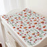 Watercolor Poppy Floral Changing Pad Covers, Red Poppy Flowers Sheets for Boys Girls, 32''x16''