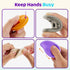 Anxiety:6 Pack Fidget Toys Worry Stones for Sensory Toys for Stress-Silent Fidget Stones-Autism Special Needs Stress