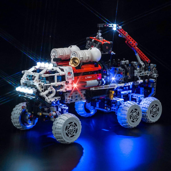 Upgraded Led Light Kit for Lego 42180 Mars Crew Exploration Rover Building Set (Model Not Included)
