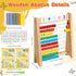 5-7 Counters Counting 3-5 6-8 4 1-100 Wooden Abacus for Kids Math Games for Kids Abacus Homeschool Toys for Boys Girls