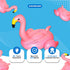 SWIMLINE 90627 Summer ORIGINAL Giant Inflatable Flamingo Pool Float | Stylish Ride-On Raft with Stable Wings & Legs |