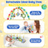 0+ OKOOKO Baby Play Mat, Activity Baby Play Gym with Arch, Solor System Playmats & Floor Gyms, Alphabet Mat, Detachable