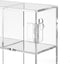 Ikee Design Acrylic Collection Display Case with 25 Compartments and Magnets Door, Wall-mounted Organizer for Small