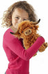 Kulupu Animal,10.5 inches Highland Cow Stuffed Realistic Cow Plush Toy,Animal Cattle Plush Farm Toy,Farm Plushie
