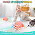 Tummy Dancing Octopus - Electric Crawling Musical Baby Toy with LED Lights & Music, Rechargeable Interactive Sensory