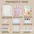 MLDWRONGYAOZ 4 12 Colors&12 Family Handprint Frame Kit for with Paint Pens,Fun DIY Craft Art Print Handprint Keepsake