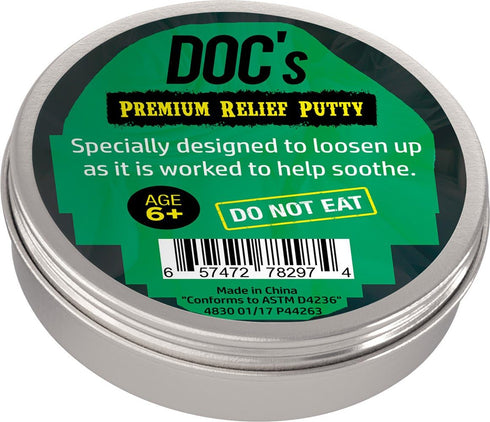 Grump Stress Relief Putty - Funny Gifts for Friends, Kids & Coworkers, Purple Therapy Putty