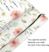Burbuja 2 Pack, 2 Wildflowers Wet Dry Bags for Baby Cloth Diaper Waterproof Reusable Wet Bag with Zippered Pockets