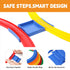 2-Set 20 (11-inch) 30 Hopscotch Rings, Round Hoops + Connectors, Agility Rings for Kids, Builds Gross Motor Skills