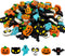 ZAKVOOR 96 Pcs Halloween Erasers Bulk for Kids, Pumpkin Ghost Bat Pencil Erasers, Party Favor, Gift Filling, Home