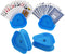 Yuanhe Triangle Shaped Playing Card Holders - Hands-Free Poker Game Card Holder Trays, Set of 4.