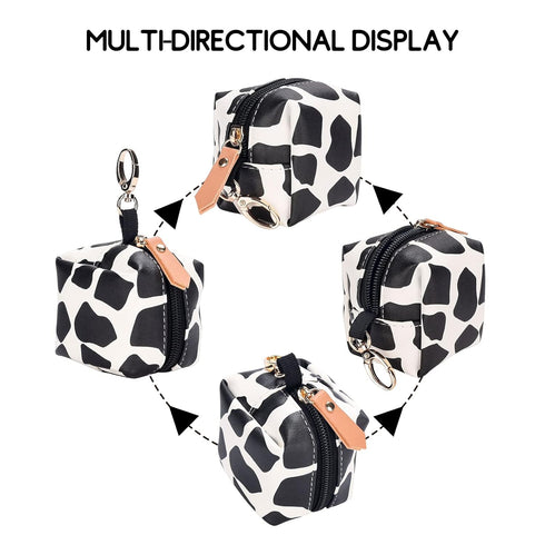 SONARIN Dummy 2 Portable Pacifier Holder Case with Clasp for Diaper Bags,PU Baby Case Soother Pod Pacifier Case
