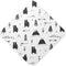Pigsaly Cute Bear Faces Hooded Baby Towel Black Animals Baby Bath Towel Unisex