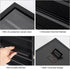 11 13.4 inches TJ.MOREE Minifigure Display Case for Collectibles, Mini Figure Display Case Wall Mount, x Black