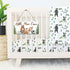 12x6 Uflashmi Wood Liitle Man Cave Sign, Woodland Animal Nursery Wall Decor for Baby Boys Room, Woodland Theme Nursey