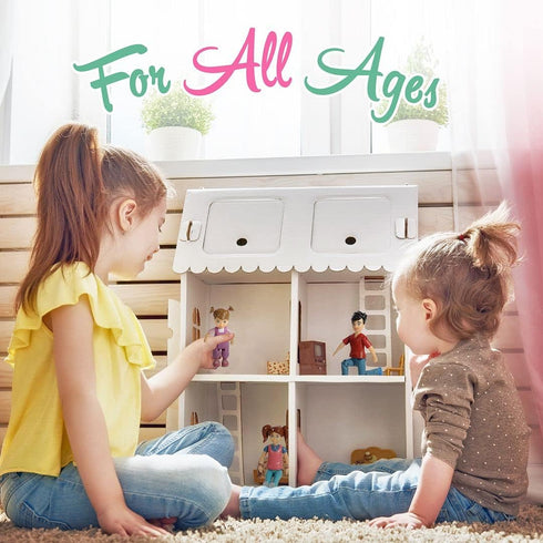 Beverly Hills Sweet Li'l Family Dollhouse People Set, Set of 3 Action Figures: Boy, Girl, Toddler