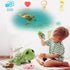 14'' Mommy 3 2 Tummy, MorisMos Sea Turtle Stuffed Animal with Babies, Stuffed Turtle with Babies & Plush Eggs
