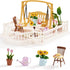 Rolife Super Creator Series Accessroies, DIY Mini Flower Garden Scenery Kit, Miniature