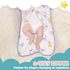 JULYFIRE 2 Pack 2 2 1 100% 3-6 Transition Swaddle with Way Zipper, in Arms in/Out Transitional Arms Up Swaddle, Cotton
