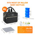 Pack, PIIOSER Breastmilk Cooler Travel Bag with Ice Compatible with Wearable Breast Pumps & Accessories - Portable
