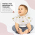 Naznooz Set 4-Pack 0-24 Premium Quality Organic Double-Sided Baby Bibs for Drooling and Teething | |For Boys and Girls