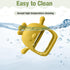 3 Pack Baby Teether Teething Toys for 0-6 Months - Silicone Anti Dropping Infant Hand Teether Pacifiers (Olive Green,