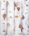 LMED Babyland 100% Muslin Cotton Swaddle Blankets, Pack of 4, 47 x 47 inches