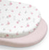 2 Pack, 100% 33"x17"(Pink) Gllquen Baby Bassinet Sheets Organic Cotton Bassinet Fitted Sheets for Girls Boys, Soft