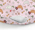 Cute Chicken Boho Floral Baby Nursing Pillow Covers for Boy Girl Chickens Flowers Leaves Nursery Slipcovers