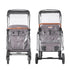 SeedFuture Stroller Wagon Raincover for W4 Original, Lightweight Transparent Waterproof Windproof Protection W4