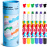 Jar Melo Jumbo Crayons for Toddlers, 6 Colors TwistJoy Non Toxic Washable